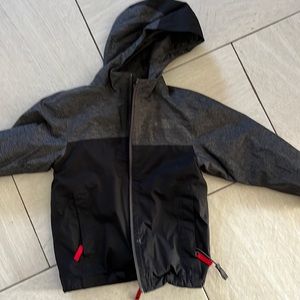 Gray black Northface with removable fleece. Gently used